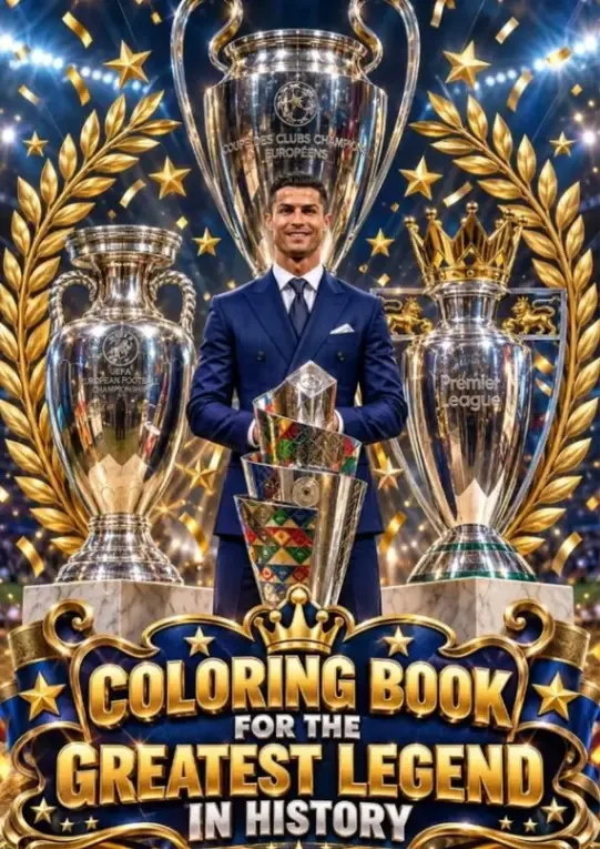 Cristiano Ronaldo Coloring Book for Kids & Football Fans | S